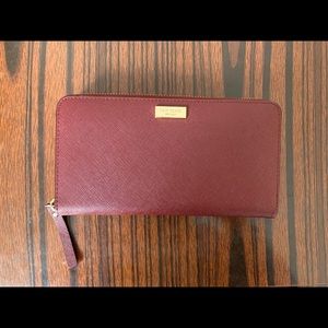 KATE SPADE SPENCER ZIP AROUND CONTINENTAL WALLET